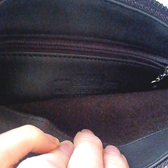 COACH VINTAGE HOBO LEATHER CHELSEA BROWN  CROSSBODY BAG  NEW - Picture 9 of 16